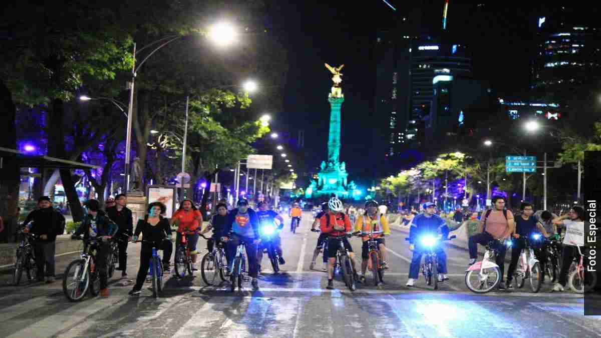 Paseos Nocturnos en bici 2022 en la CDMX fechas y horarios