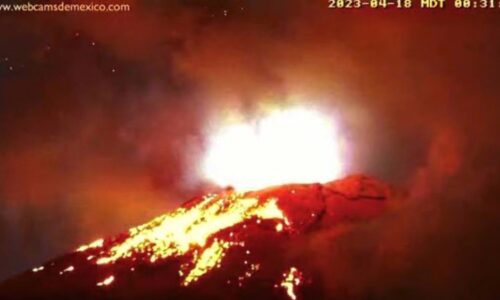Volcán Popocatépetl: actividad en mayo de 2023